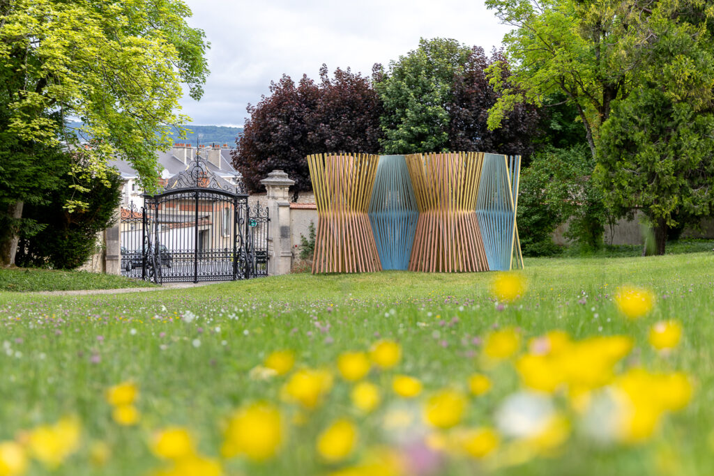 Installation du Festival Vign’Art 2025 dans les vignes de Champagne