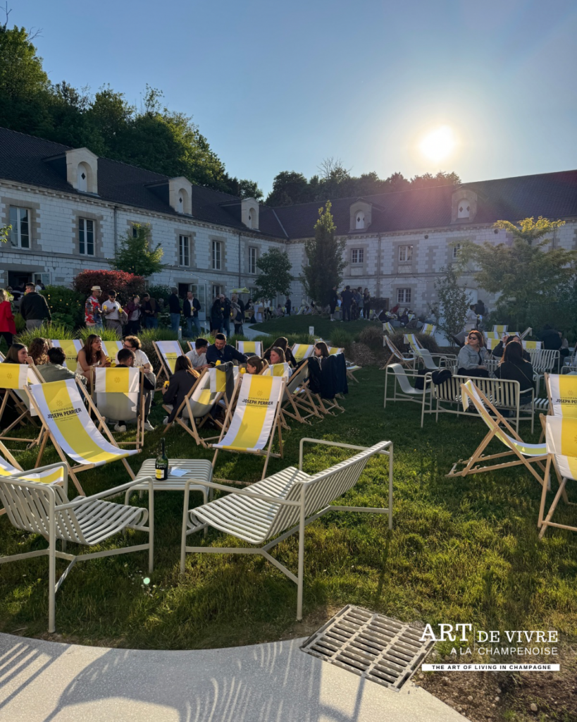 Yellow Garden Party au Domaine 1825 du Champagne Joseph Perrier