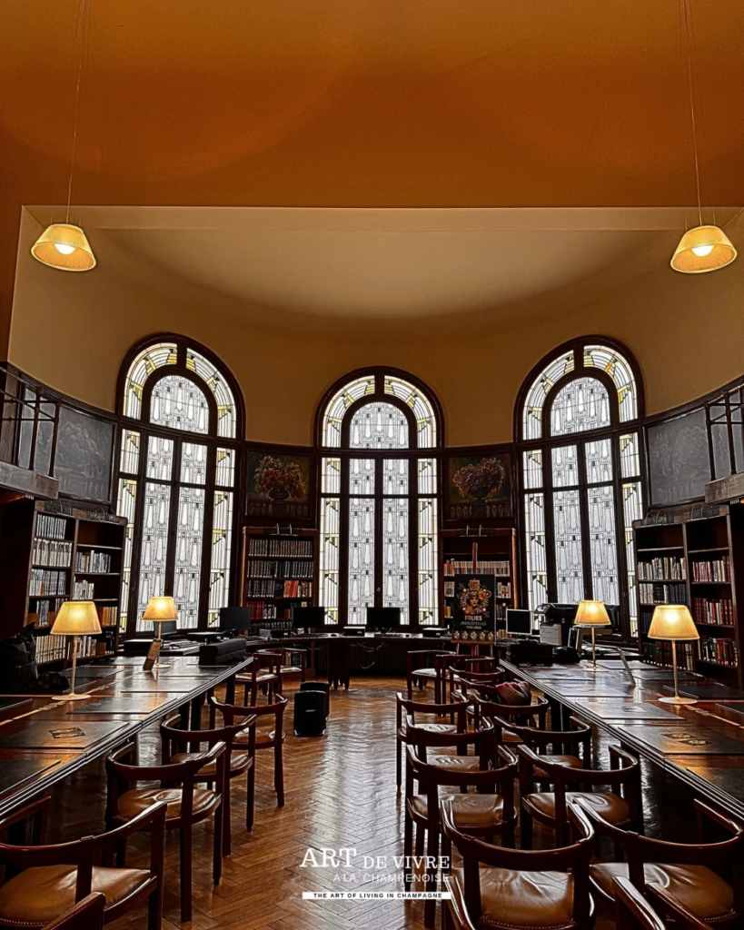 salle de la bibliothèque Carnegie Reims