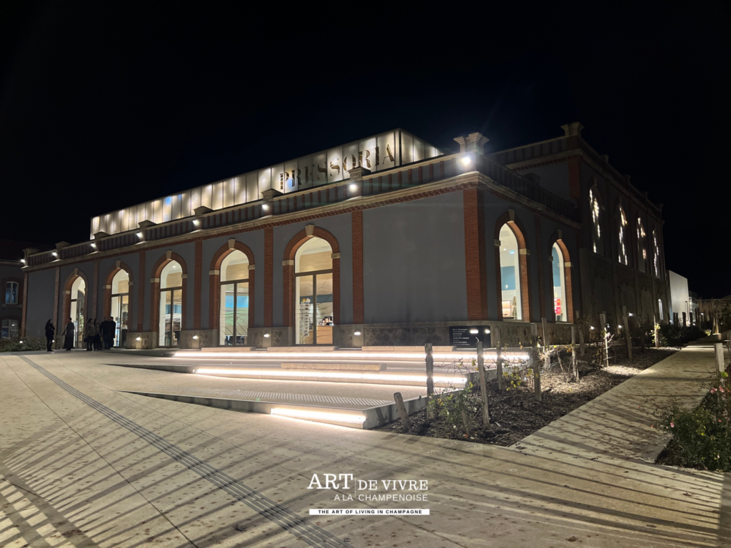 Pressoria Ay-champagne la nuit