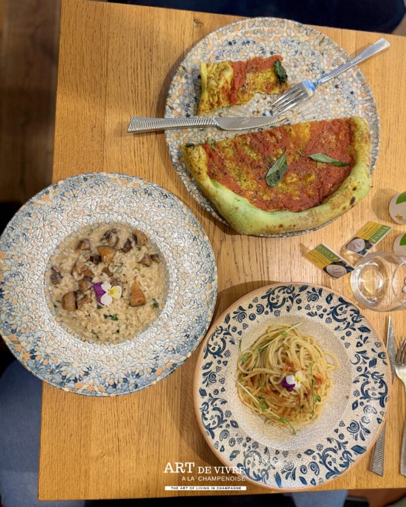 plats du jour à partager BASTA restaurant italien Reims
