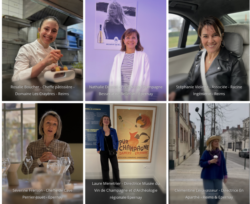 Femme de Champagne portraits