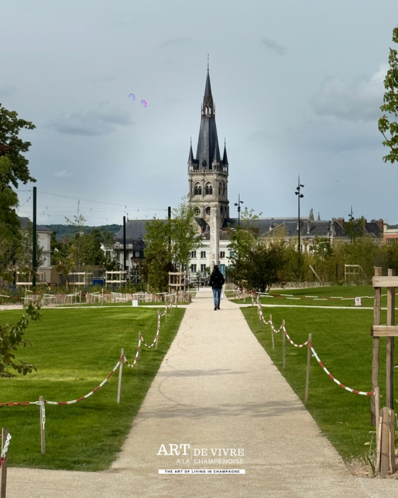 Jard Épernay vue sur notre-dame