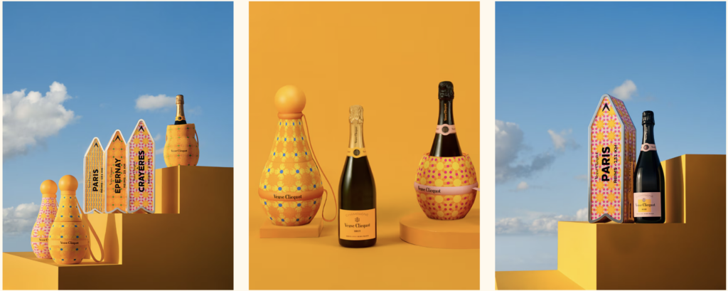 Collection Chasing the Sun Veuve Clicquot imaginée par Yinka Ilori