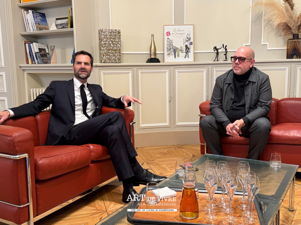 Gwendal Poullennec et Arnaud Lallement à Épernay